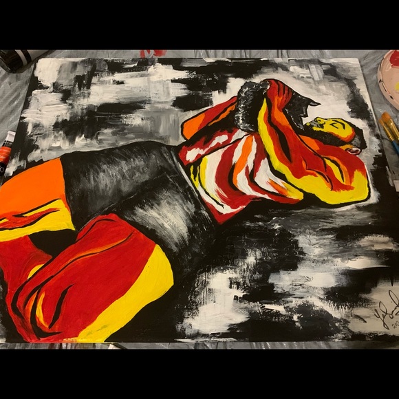 Acrylic painting on canvas - Picture 7 of 7